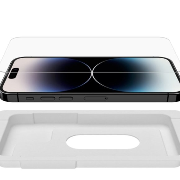 New Belkin Screen force Tempered Glass Screen Protector for iPhone 14 Pro 2-Pack - Picture 6 of 12